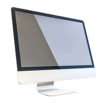Curved Desktop Monitor with Sleek Design png