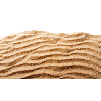 Beautiful Rippled Texture of Golden Sand Dunes in Summer Sunlight png