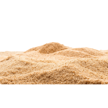 A Textured Landscape of Light Brown Sand Dunes Against a White Background png