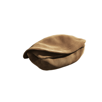 A Brown Corduroy Fabric Beanbag Chair png