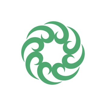 Circle Tribal Ornamental Logo Template Illustration Design. EPS 10. vector