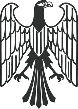 Majestic Eagle Emblem Symbol of Strength and Freedom for Creative Designs vector