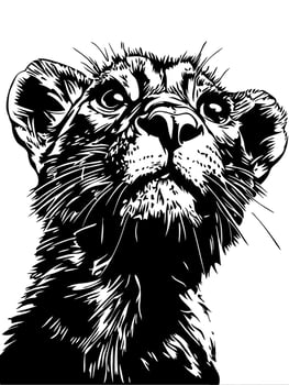 Majestic Lioness Art for Tattoo and Graphic Design Inspiration vector