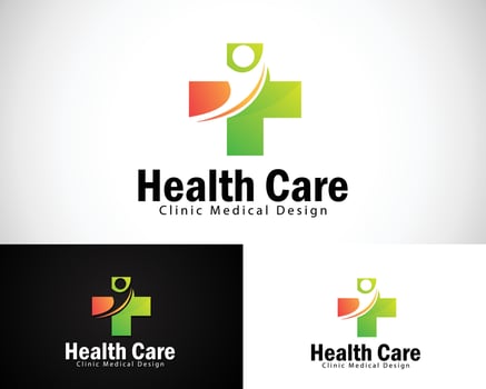 plus logo creative health medical clinic sign symbol hospital vector
