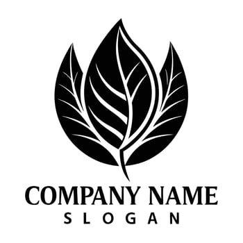 a black and white logo for a company that is called compan white backgroundy name vector