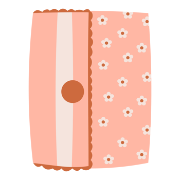 Quran with cute floral cover png