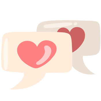 frame with heart and love emoji icon png
