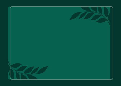 wedding card template with tree branch decoration background vector