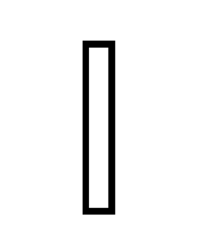 black and white english small letter l png