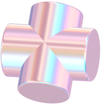 3D Rendering Holographic Pastel Plus Sign Glossy Shape png