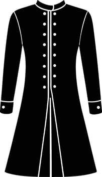 Sherwani silhouette illustration vector