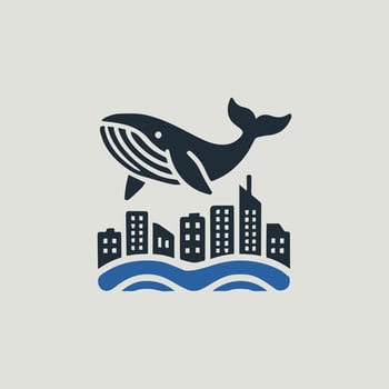 Whale City Logo vector