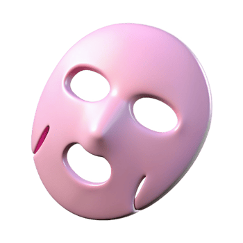 Beauty Sheet Mask for Smooth Skin in 3D Design png