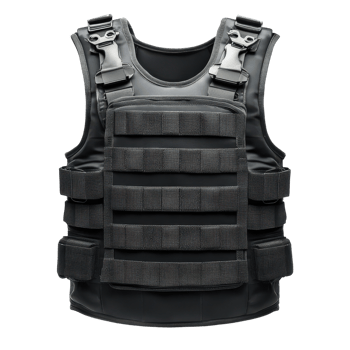 Bulletproof Vest Body Armor on transparent background. png
