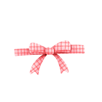Cute Red Plaid Bow Watercolor Painting, Gift Bow, Various Decorative Bow Graphics png