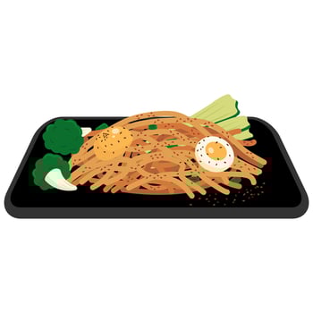 Bibim Naengmyeon Art vector