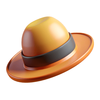 Spooky Halloween Witch Hat with Purple Band png