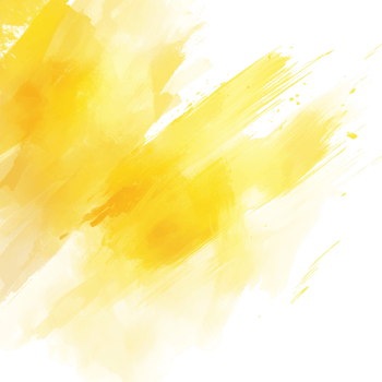 Abstract Yellow and White Brush Strokes on Black Background png