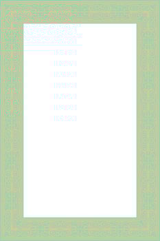 square European gold with green ornament. Rectangular pattern, circle,ring of the Middle Ages vector