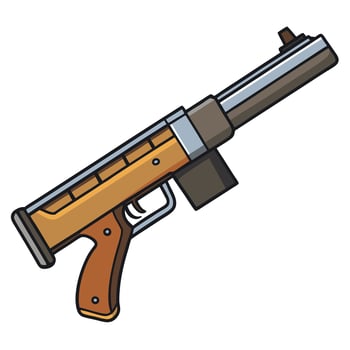 Beretta 1301 Shotgun Line Art Design vector