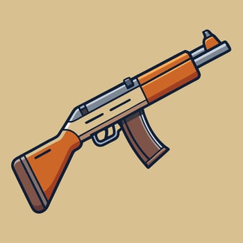 Beretta CX4 Storm Pistol Design for Stock vector