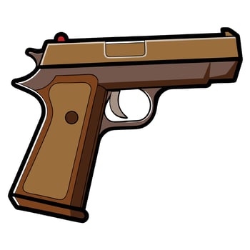 Beretta CX4 Storm Pistol Artwork vector