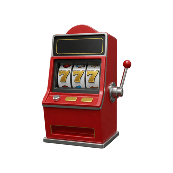Slot machine illustration with gold coins and jackpot symbols representing luck and success in gambling games png