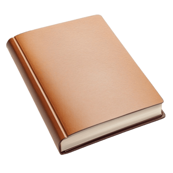 Charming Vintage Book on Transparent Background png