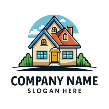 house logo design template vector