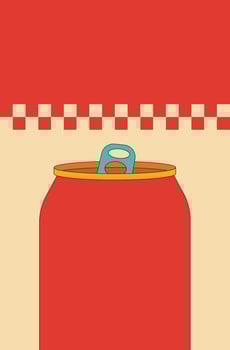 Design template coke retro unique design abstract vector