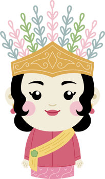 female ondel ondel mascot png