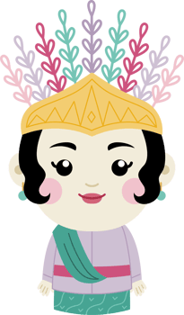 cute ondel mascot png