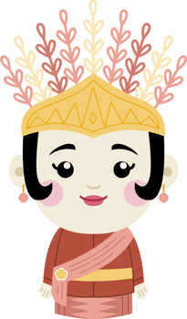 cute ondel ondel culture mascot png