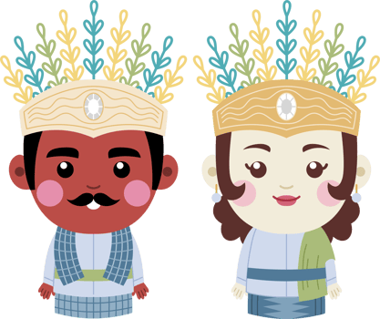 cute ondel ondel mascot jakarta png