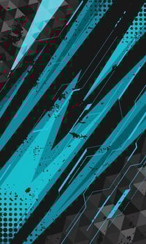 Abstract futuristic racing geometric stripes background for sublimation jersey vector
