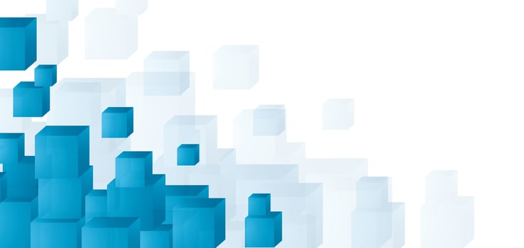 square abstract blue background vector