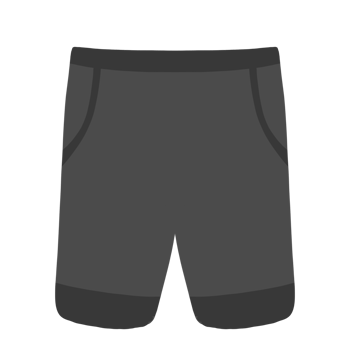 a pair of shorts on a transparent background png