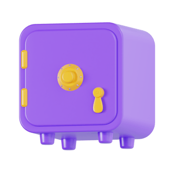 Money Vault 3D Icon, Financial Security png