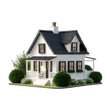 Two story white house beautiful home exterior design png
