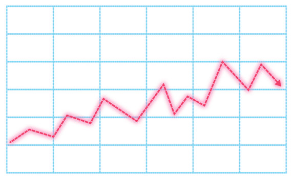 a graph line on a transparent background png