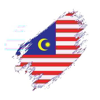 malaysia flag illustration vector