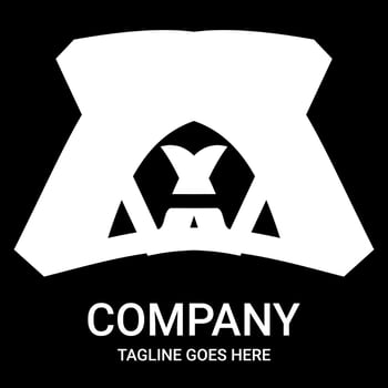 Letter A logo design, for company, sticker, t-shirts, etc. Simple and sporty letter logo design. vector
