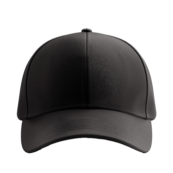 Black Baseball Cap Mockup Plain Design Template png