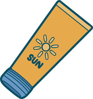 Sun protection for summer png