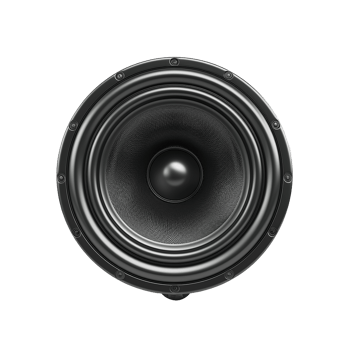 Black Speaker Detailed Closeup View Audio Technology Music Sound System png