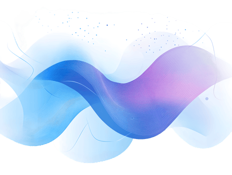 Abstract Blue And Purple Wavy Fluid Gradient Design png