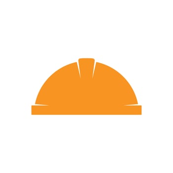 Hard Hat Safety Helmet Icon Design Flat Style vector