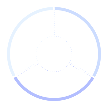 Infographic with 3 steps, blue tone. for presentation. png