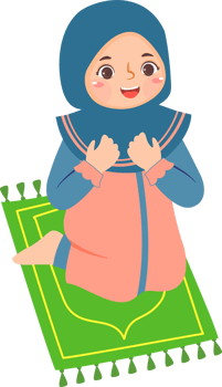 Muslim kid praying png