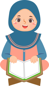 Hijab Girl Reading Quran png
